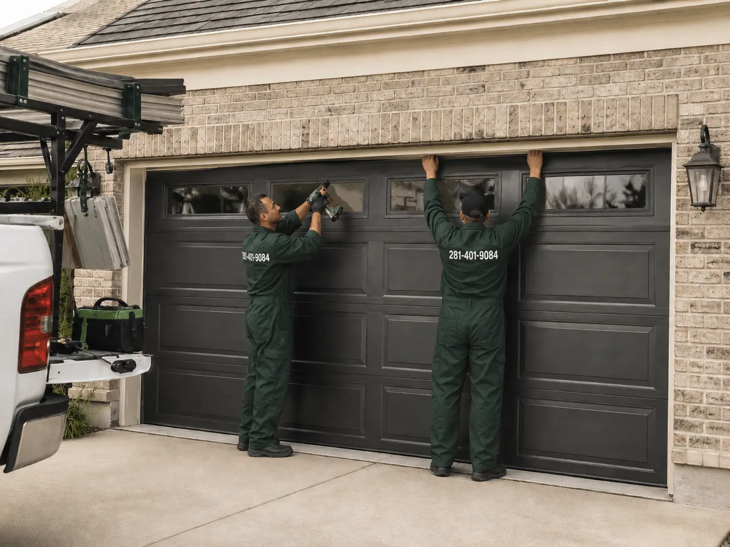 Affordable residential garage door installation service in Pearland, Texas