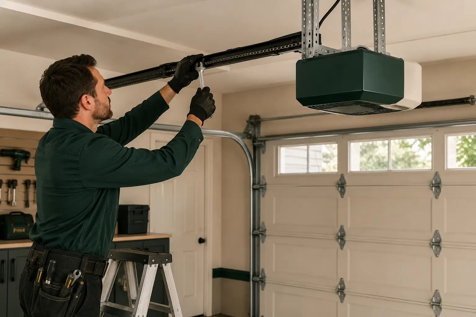 Garage door opener selection and consultation in Pearland, Texas
