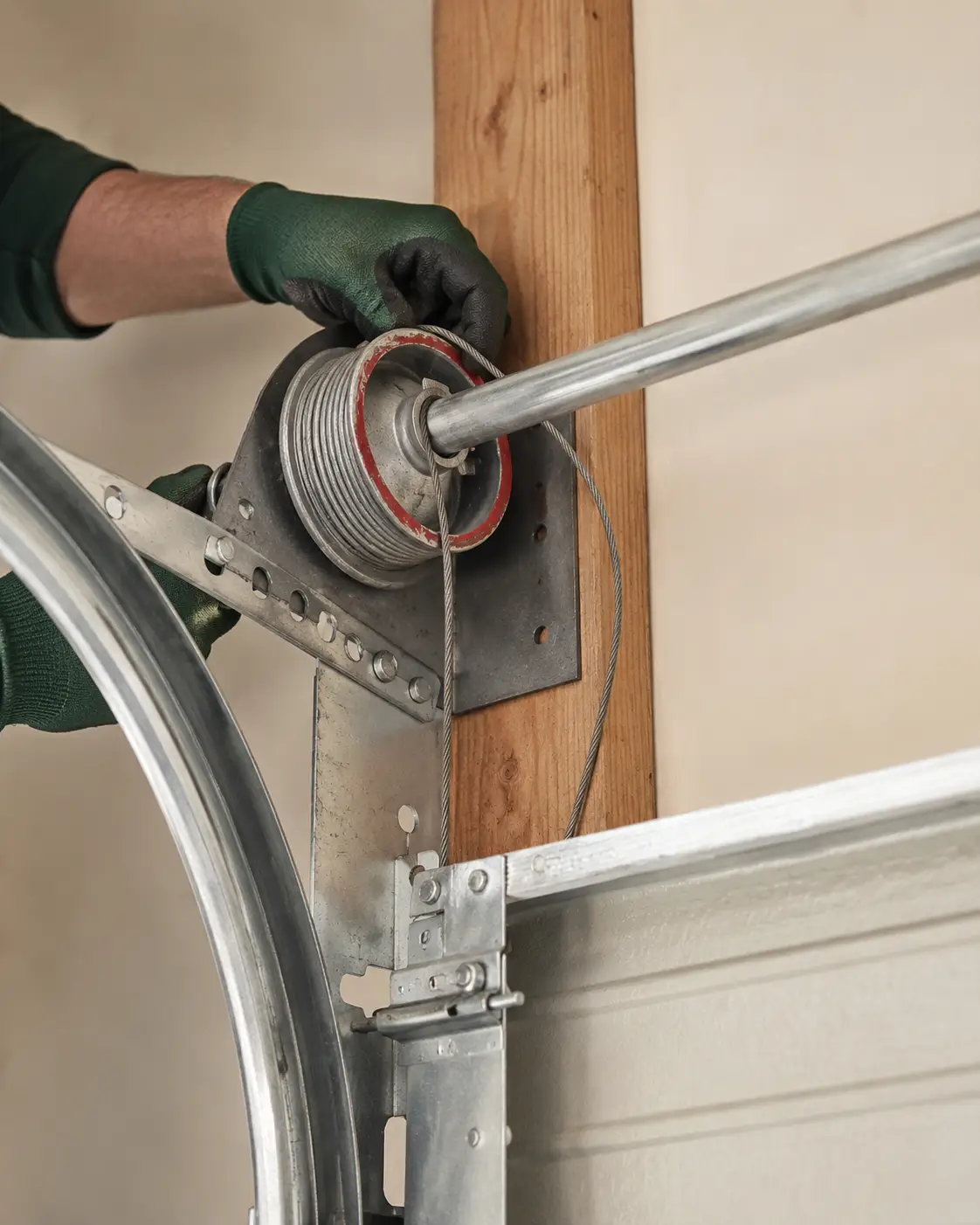 Professional garage door cable maintenance in Pearland, Texas