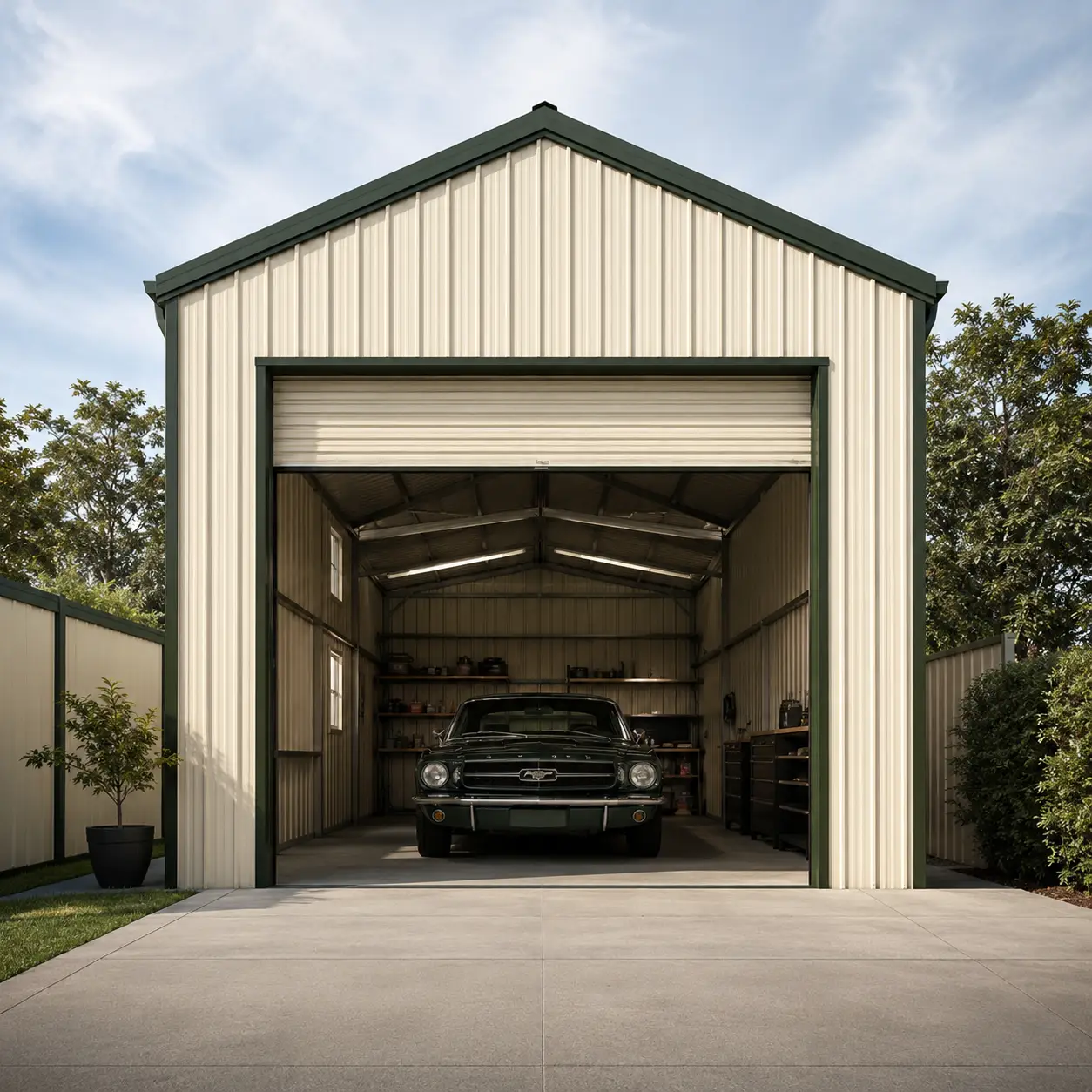Affordable single-car garage door installation in Pearland, Texas