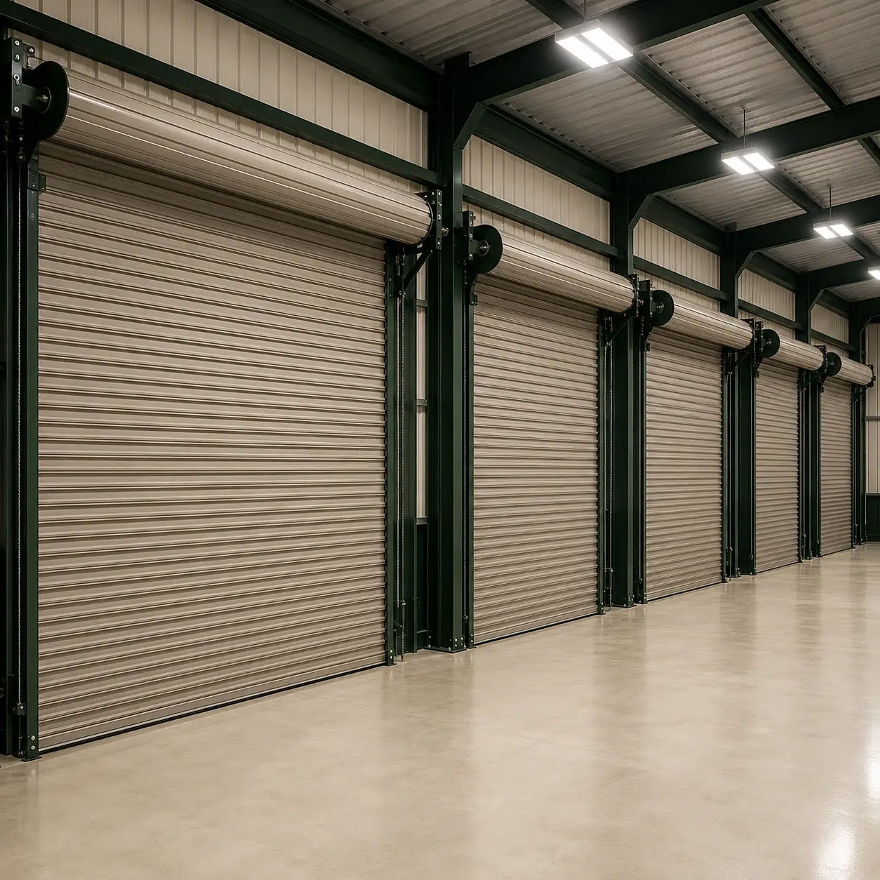 Smart warehouse roller garage door solutions in Pearland, Texas