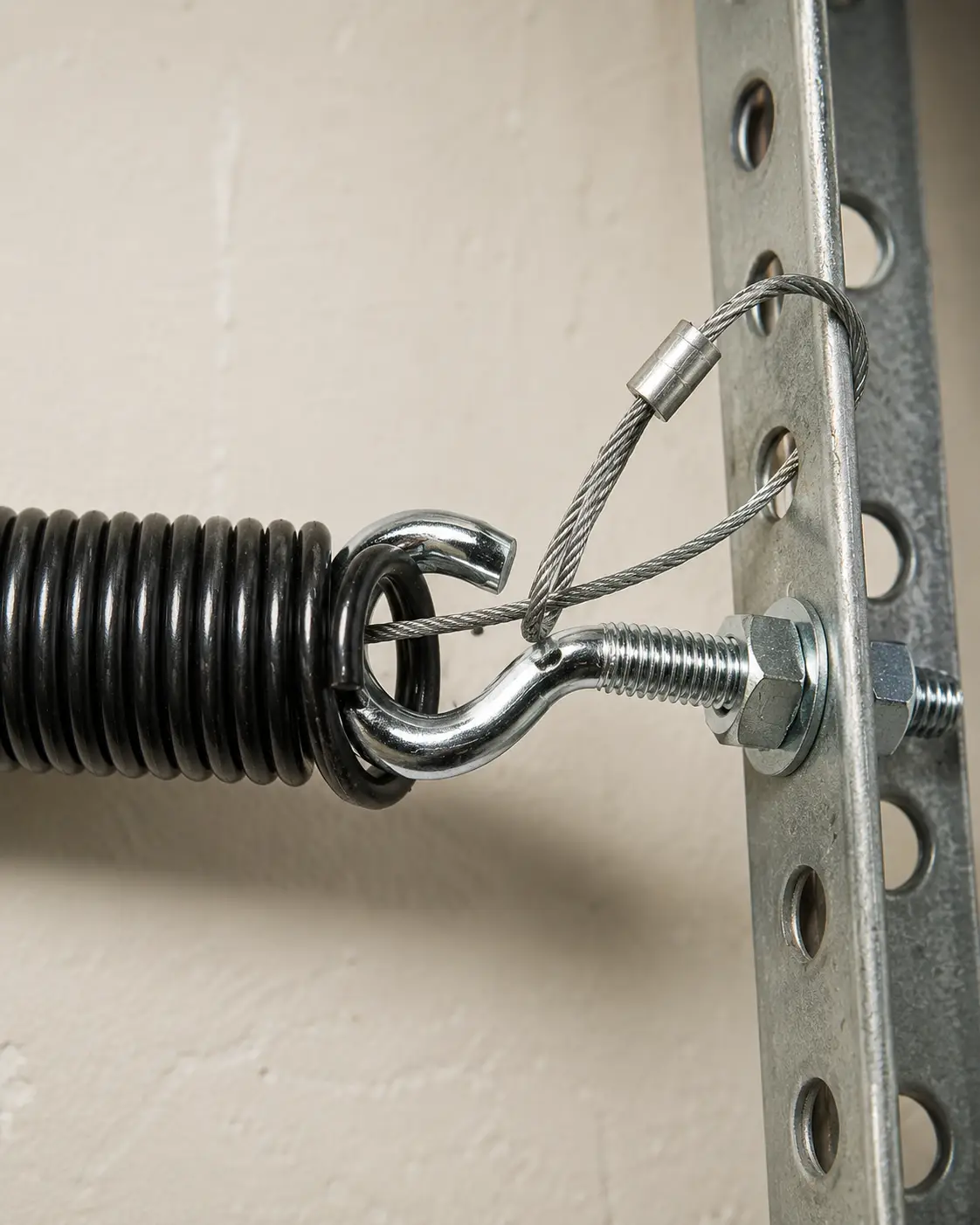 Professional garage door spring adjustment service in Pearland, Texas