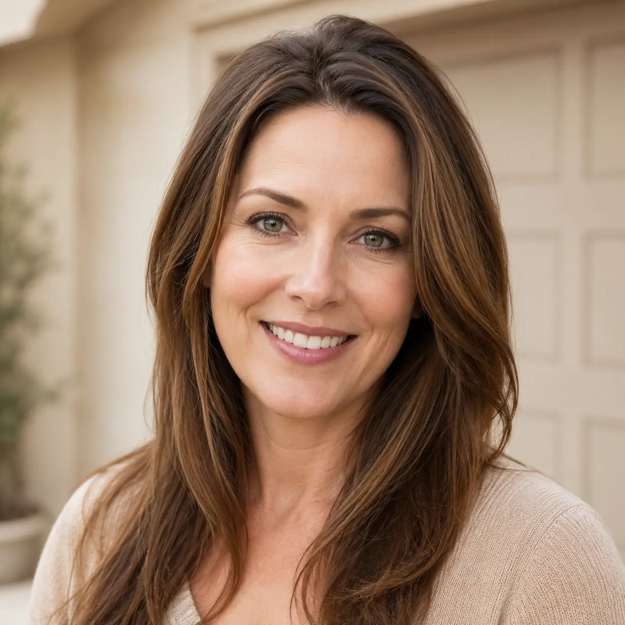Residential garage door customer testimonial portrait
